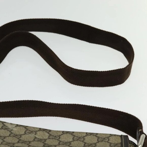 GUCCI GG Supreme Shoulder Bag PVC Beige Silver 223666 Auth ep10673 - Picture 9 of 16